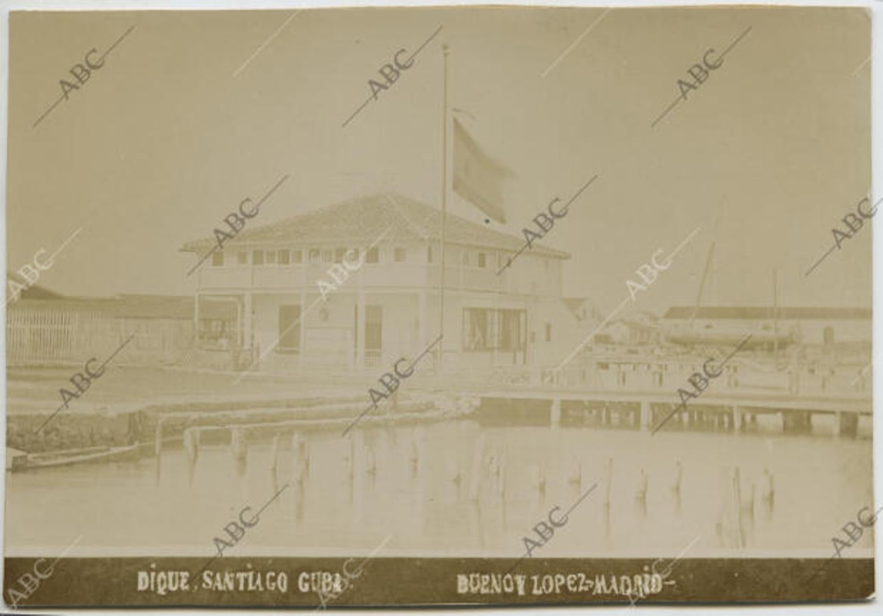 Dique de Santiago, donde desembarcaron simultáneamente las fuerzas yanquis y las tropas y marinería de la escuadra de Cervera, que pelearon junto al ejército de tierra